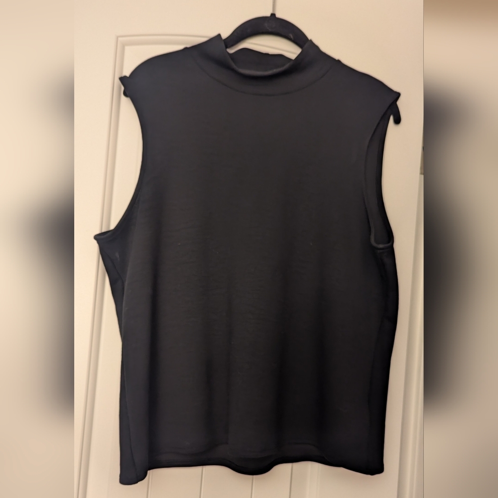 Express Black Sleeveless Women's Mock Neck Tank Top